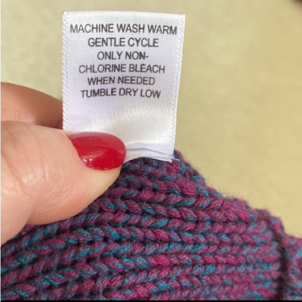 NEW Relativity 100% Cotton Cable Knit Chunky Mockneck Half Zip Sweater Size L - Picture 9 of 9